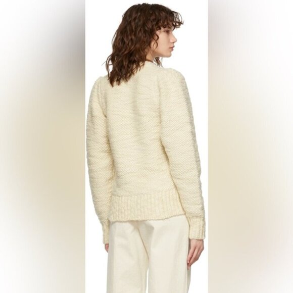 NWT Isabel Marant Off-White Wool Sybille Sweater38 - Picture 3 of 13